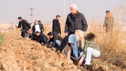 Selçuk Üniversitesi Sarıcalar Araştırma ve Uygulama Çiftliğinde 12 bin fidan dikildi